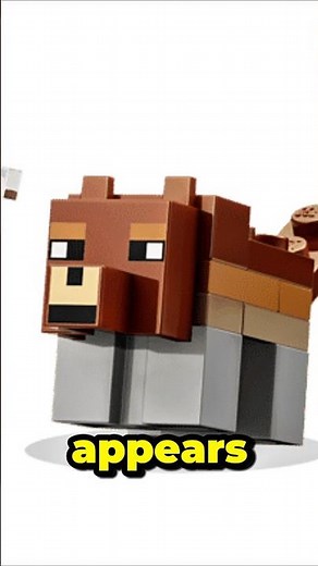 The FIRST LEGO Minecraft Wolf VARIANT! #lego #legopieces #legominifigures #minecraft #legosets