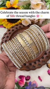 Handcrafted Silk Thread Bangles | Traditional Festival Jewelry for Every Occasion 💫 [silk thread bangles], [handmade jewellery], [traditional bangles], [ethnic accessories], [festival jewellery], [colorful bangles], [Indian handcrafted jewellery] #SilkThreadBangles #HandcraftedJewellery #EthnicElegance #FestiveStyle #IndianTradition #BangleLove #ColorfulAccessories #VrikshamJewellery | Vriksham Jewellery