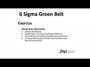 Check Data Normality check using JMP