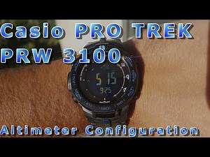 Casio PRO TREK - configuring the altimeter (ep.09)