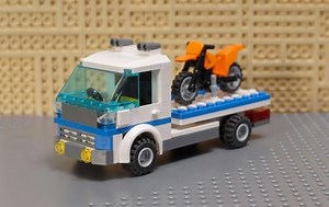 LEGO MOC-0180 7286 Dirt Bike Transporter (City 2012)