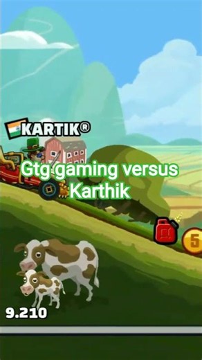 GTG gaming 🆚 Karthik in HCR2 # hill climb racing 2 # GTG gaming world