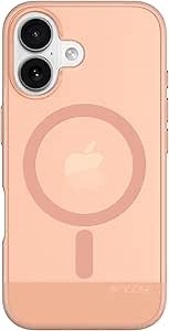 Incase Slim Apple Magsafe Case for iPhone 16-8 Ft Drop Protection -Ultra Slim, Durable, Lightweight Apple iPhone Case with Built-in Magnets for MagSafe Charging - Blush Pink