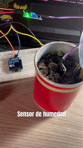 Sensor de humedad #electronics #arduino