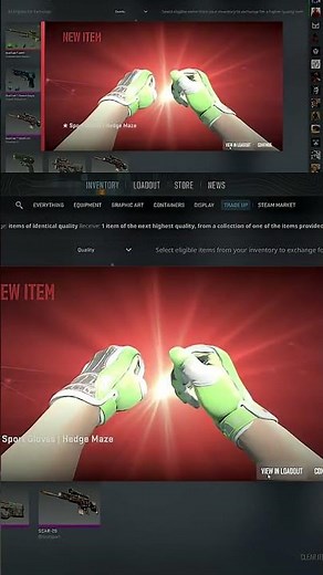 Insane hedge maze trade up mid match #cs2 #gloves #gambling #tradeup #counterstrike