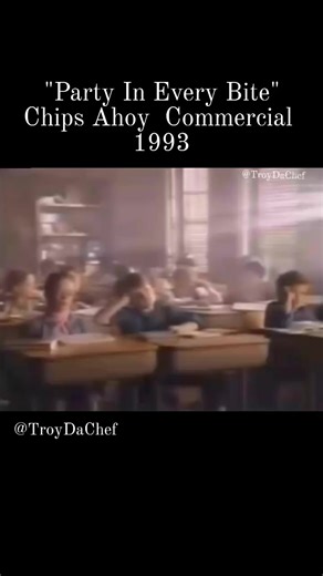 Troy Da Chef on Instagram: ""Party In Every Bite" Chips Ahoy Commercial 1993"