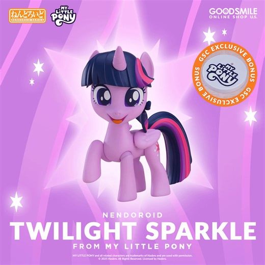 4.2K views · 27 reactions | The magic of friendship goes beyond the pages and Twilight Sparkle is bringing it to life in the Nendoroid line! She’s ready to share her love of learning on your shelf. Preorder now and score the GSC Exclusive Bonus Base! Shop: https://goodsmile.link/7QK6NY #MyLittlePony #Goodsmile | Good Smile Company - USA | Facebook