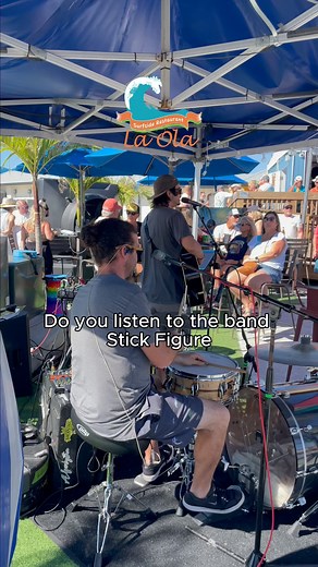 Featuring drummer Kevin Offitzer and stage manager Jay St. Aubin keeping the energy high. Catch Off The Road this Sunday from 1:30–4:30pm! 🎶✨ | La Ola Surfside Restaurant