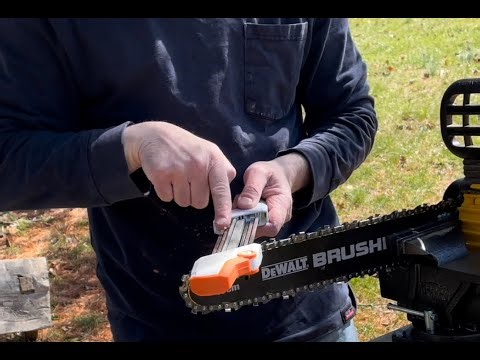 2-in-1 Chainsaw Sharpener | Timber Tuff Chainsaw Guide | Making Beams From Logs