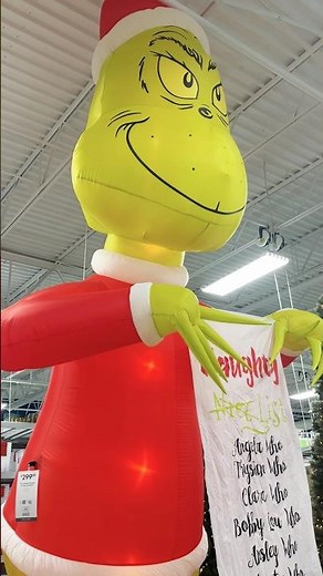 Giant Inflatable Grinch *GRINCHMAS*