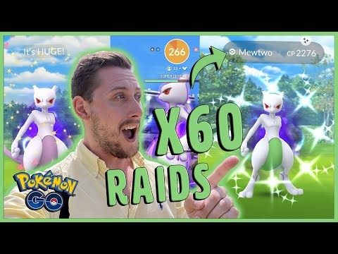 I Did Over 60 Raids for *Shadow Shiny Mewtwo* in Pokemon GO! This Is What I Got!
