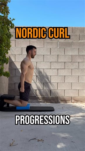 The Nordic Curl is a true test of hamstring strength. At first, it seems impossible but with consistent, targeted training it is very doable. From scratch it took me about six months to hit it. Here are some progressions to get you there. I have added difficulty numbers as a rough guide but they are not exact. Each progression can be scaled. A band-assisted Nordic can be 20% of the difficulty of a full curl or greater than 90% difficulty with minimal assistance. Rather than chopping and changing