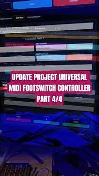 Part 4/4 - Update Project Universal Midi Footswitch Controller
