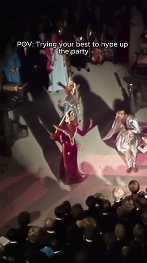 It's not too difficult to hype people up when Boney M. starts playing 👏