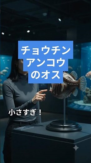 【衝撃のヒモ生活】メスの100分の1サイズ！？チョウチンアンコウのオスがたった数ミリから「メスと一体化」する恐るべき成長過程……！深海融合異形生物アンビリーバボー🚨🦑✨