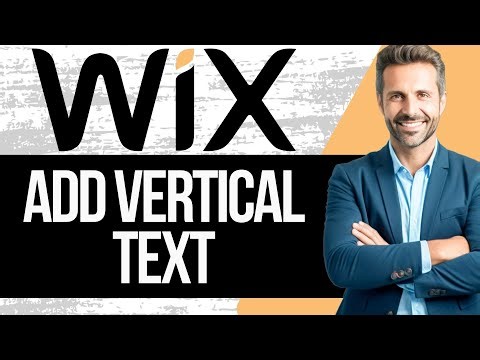How To Add Vertical Text in Wix