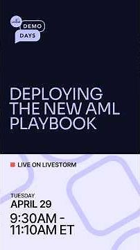 Liminal Demo Day - Deploying the New AML Playbook