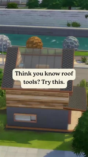 How to add a skylight to your roof in the sims 4 ✨