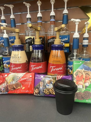 Come try our Thin Mint Latte Available now!