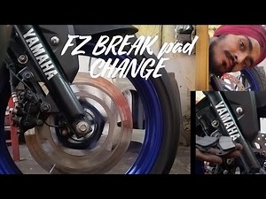 Yamaha FZ Disk Brake Pads Change | Full Guide in Punjabi/Hindi | Custom Gears