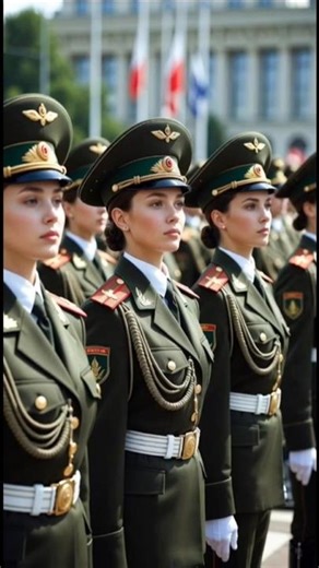 The Powerful March of Russia’s Female Soldiers!