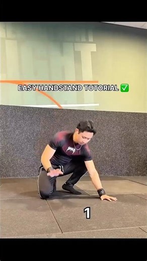 Easy Handstand Tutorial 📈#handstand #tutorial#calisthenics #fitnessmotivation #fyp #viral#youtube