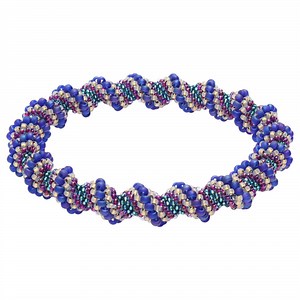 Stylish Peacock Cellini Spiral Bangle