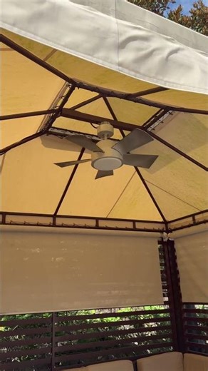 Modern forms Vox fans in pool cabanas