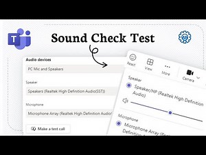 How to test audio in microsoft teams (Quick Check)