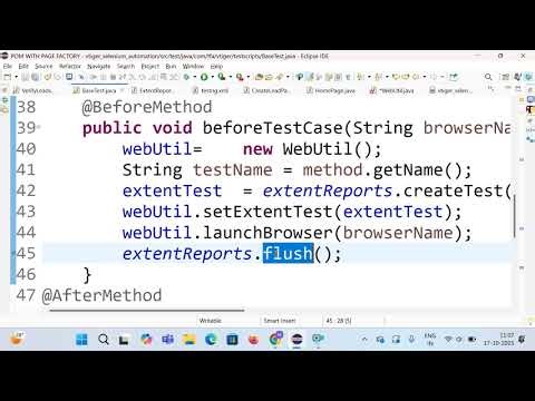 How to Capture Screenshot and Extent report part-2 By Rahul Sir #framework #seleniumautomation