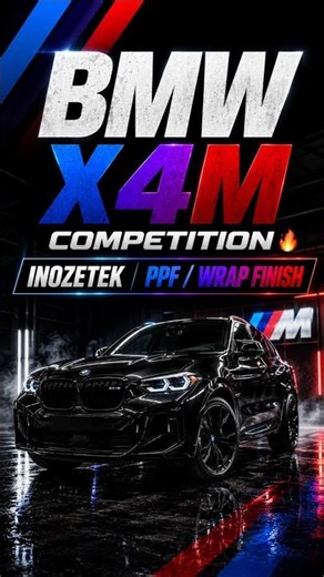 BMW X4M Competition looking absolutely stunning with a premium Inozetek finish 🔥✨