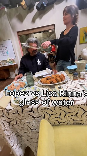 I guess you’re just gonna have to watch the new back to back episodes of Lopez vs Lopez airing this Tuesday at 8/8:30 pm on @nbc to see how in the heck this happened 😱🍸 #lopezvslopez #lisarinna #georgelopez #skit #reaction #funny #reelsinstagram | Mayan Lopez