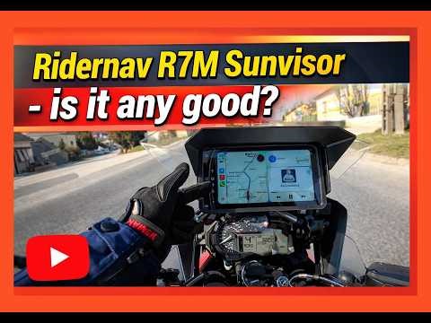 RIDERNAV R7M SUNVISOR - ANY GOOD?
