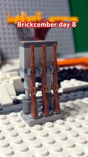 Brickcember day 8 (WW2 weapons stand) #ww2 #enlistedgame
