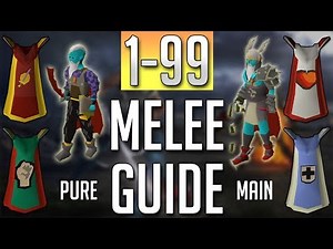 [OSRS] In-Depth FULL 1-99 MELEE Guide (Best Methods)
