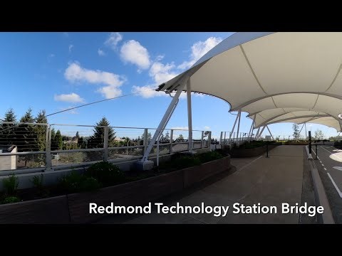 New Redmond Technology Station Bridge Opens!