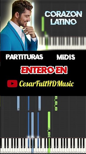 DAVID BISBAL - CORAZON LATINO #davidbisbal #corazonlatino #piano