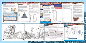 Ocean Biome: Coral Reefs Lapbook for 3rd-5th Grade