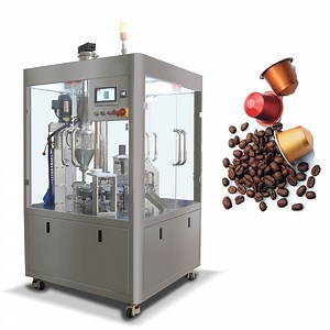 [Hot Item] Coffee Capsule Powder Filling Sealing Buckle Cover Machine