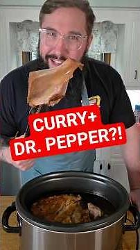 Does Dr. Pepper Pulled Pork + Curry Rice Actually Taste Good? #Foodie #Recipe