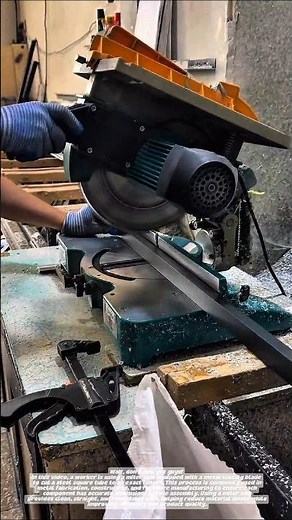 Precision Metal Cutting with a Miter Saw | Fast & Accurate Workshop Technique.