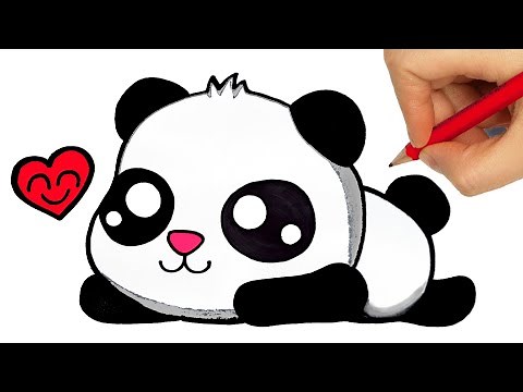 COMO DIBUJAR UN PANDA