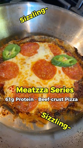61g Protein Meatzza 🍕💪 (No Dough Pizza)