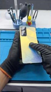 Imagine a Note 11 Pro that was broken; this one needed a complete body repair, screen and back co...