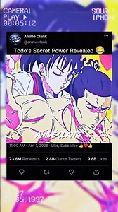 Todo's Secret Power Revealed 😂. Jujutsu kaisen funny moments#jjk#jujutsukaisen#gojosatoru#shorts#amv