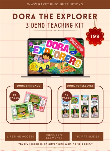 Dora the Explorer 3-in-1 Demo Teaching Kit