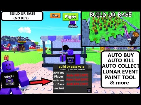 [BEST] BUILD UR BASE SCRIPT | AUTO KILL, LUNAR EVENT, COLLECT CRATE, AUTO BUY & MORE| (NO KEY!)