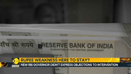 RBI Governor Signals More Flexible Rupee