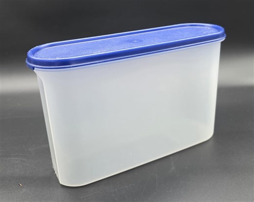 Vintage Tupperware Modular Mate No 3, 2401B, Your Choice, Blue or Pale Pink Lid, Sheer Bottom - Etsy