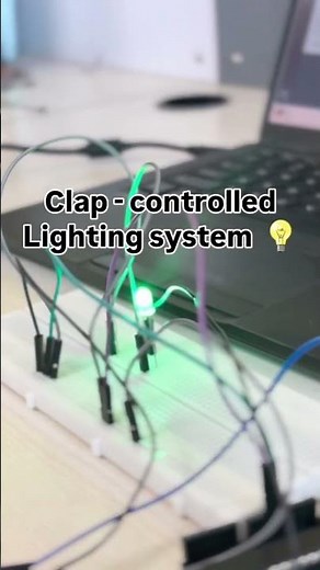 Clap to Control Light 😳 No Switch Needed! #shorts